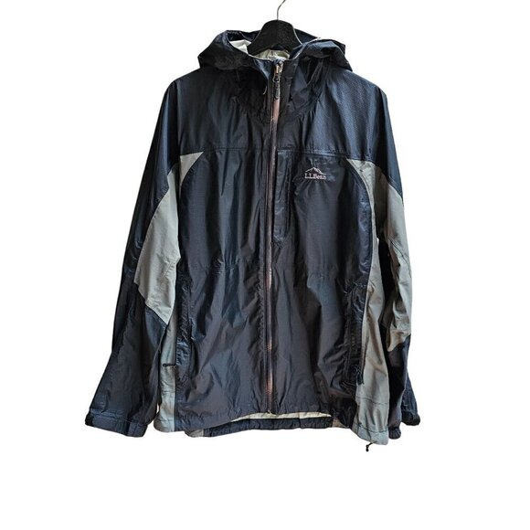 L.L.Bean Men's Nylon Windbreaker Jacket With Hood & Zippered Pockets, Size XL - Picture 1 of 11